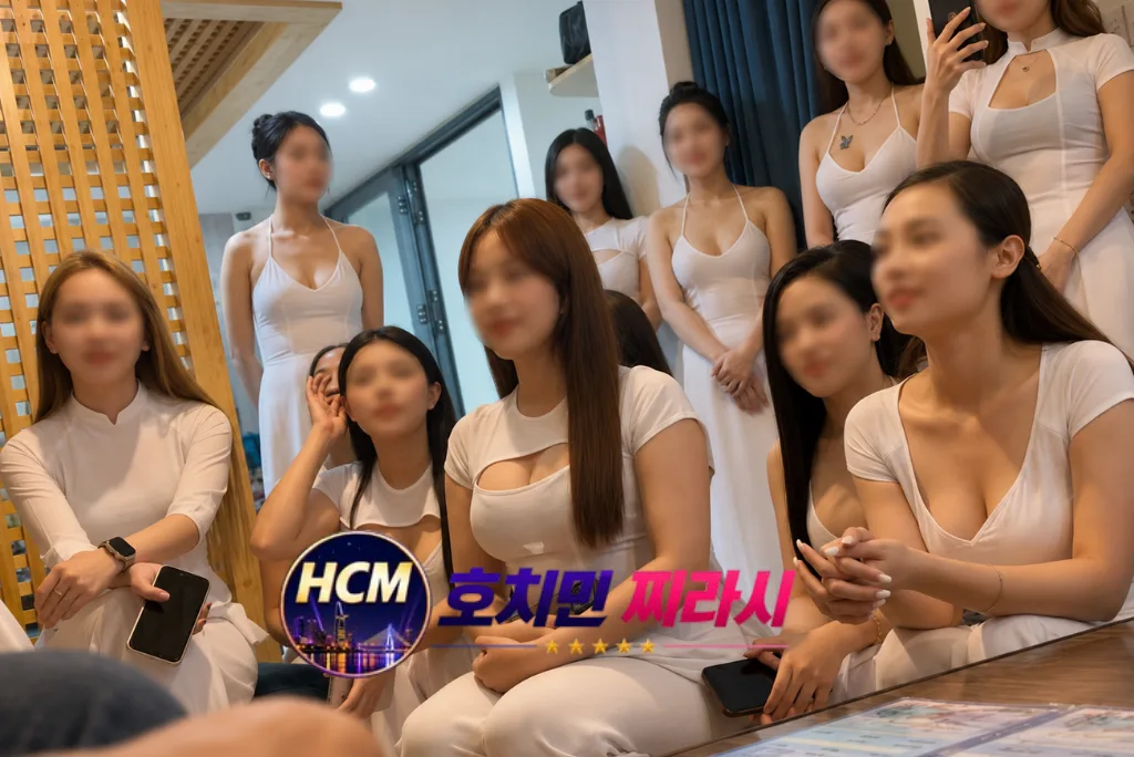 호치민 린체리 스파 관리사 복장입니다.